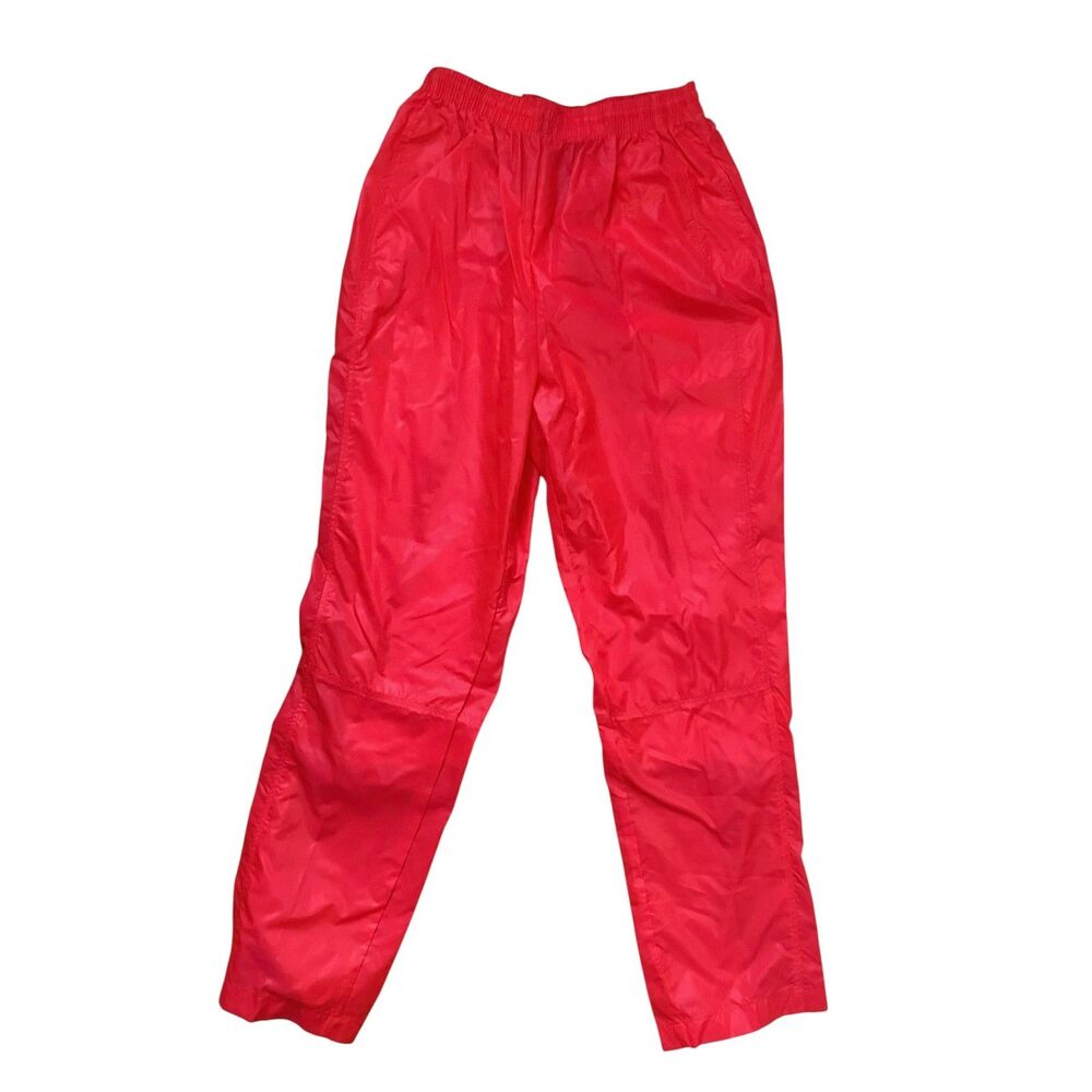 Vtg Reebok Sport Pants Mens M NWT Salesman Sample Hot Pink Nylon Track Pants 90s